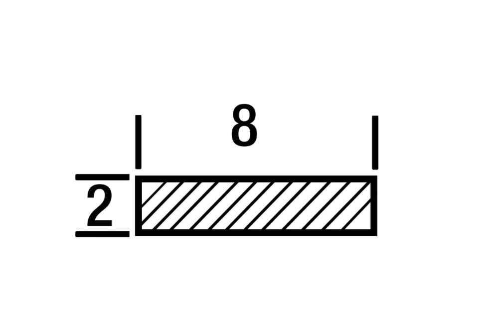 Schweißdraht Profil C 2x8 / PP (natur)
